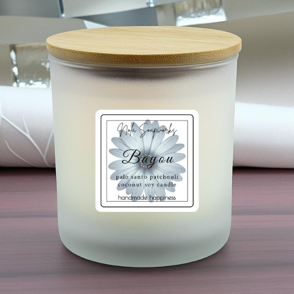 Bayou | Palo Santo + Patchouli Coconut Soy Candle