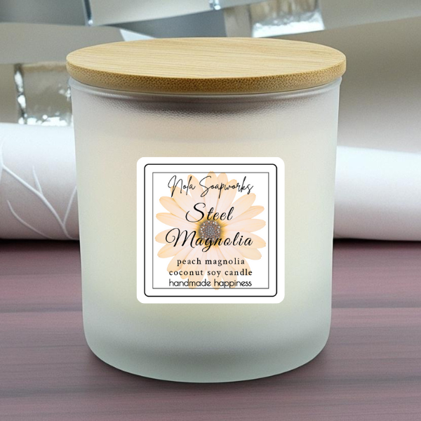 Steel Magnolia | Peach + Magnolia Coconut Soy Candle
