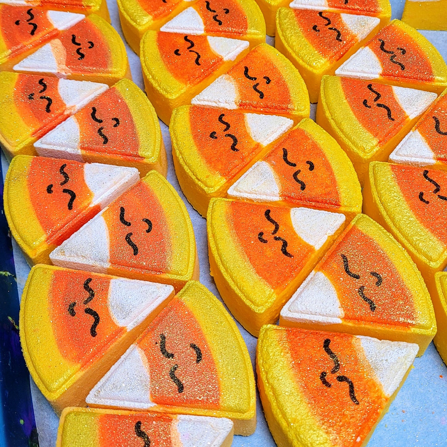 Halloween Candy Corn Bath Bomb