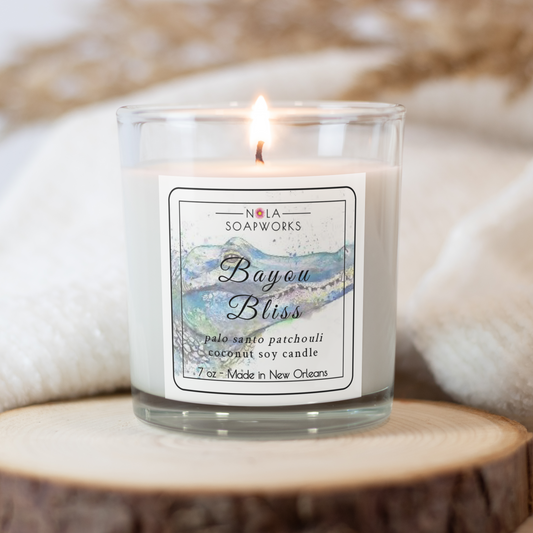 Louisiana Bayou Soy Candle - Palo Santo Patchouli