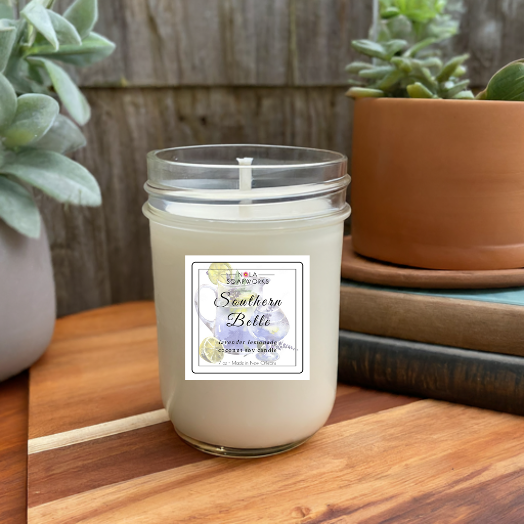 Southern Belle - Lavender Lemon Soy Candle