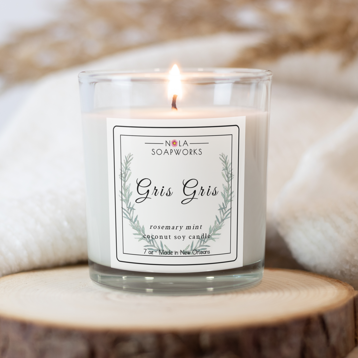 Gris Gris - Rosemary Mint Soy Candle