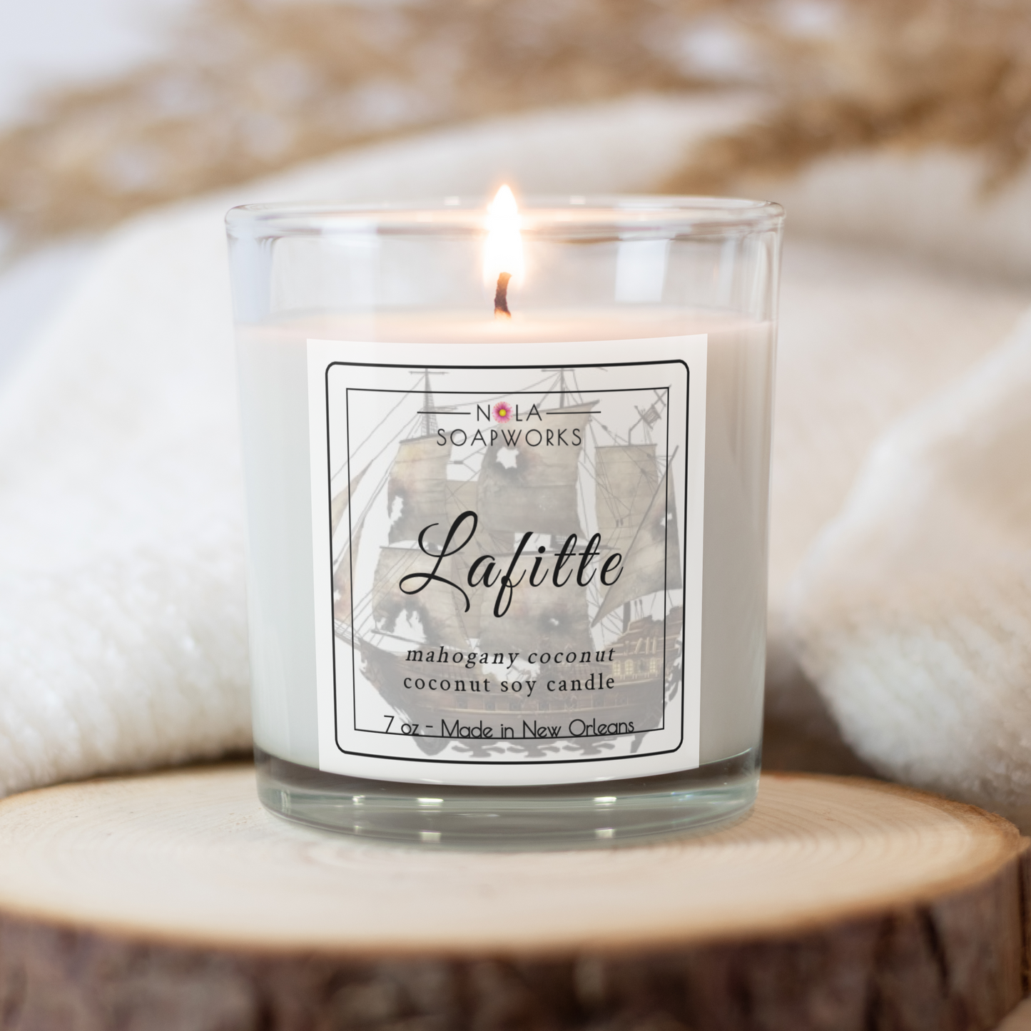 Lafitte - Mahogany Coconut Coco Soy Candle