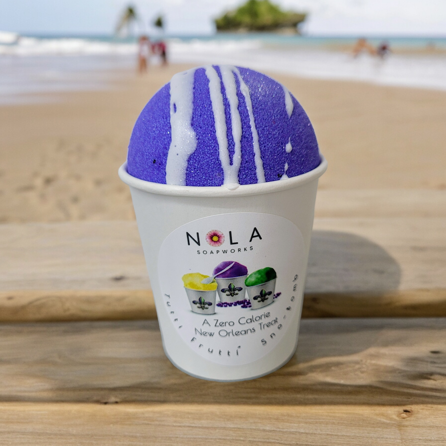 Chill Out with a Snowball Bath Bomb