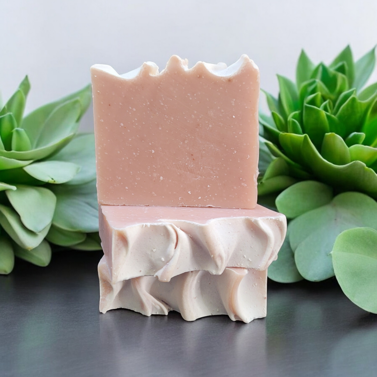 Rose Mint Goat Milk Soap - Rose + Peppermint