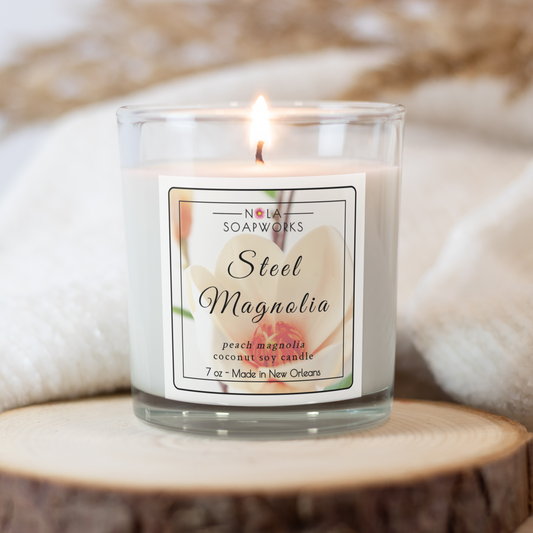 Steel Magnolia - Peach Magnolia Soy Candle