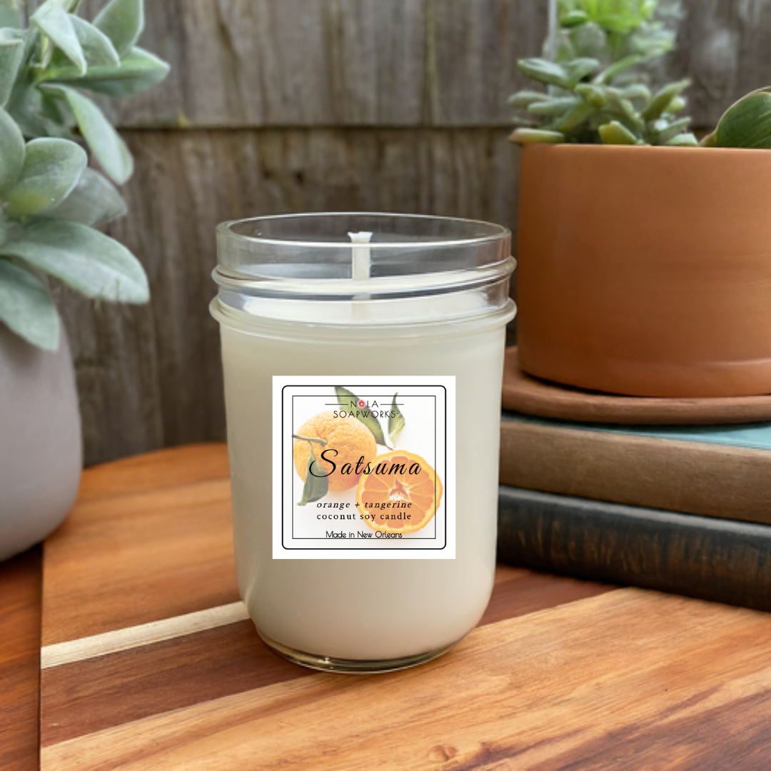 Satsuma Coconut Soy Candle - The Essence of Summer Anytime