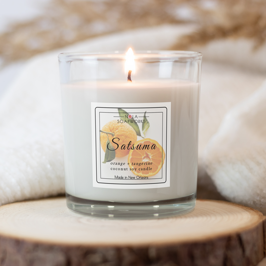 Satsuma Coconut Soy Candle - The Essence of Summer Anytime