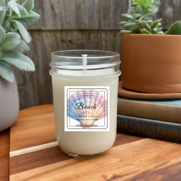 Beach - Driftwood & Sea Salt Coconut Soy Candle
