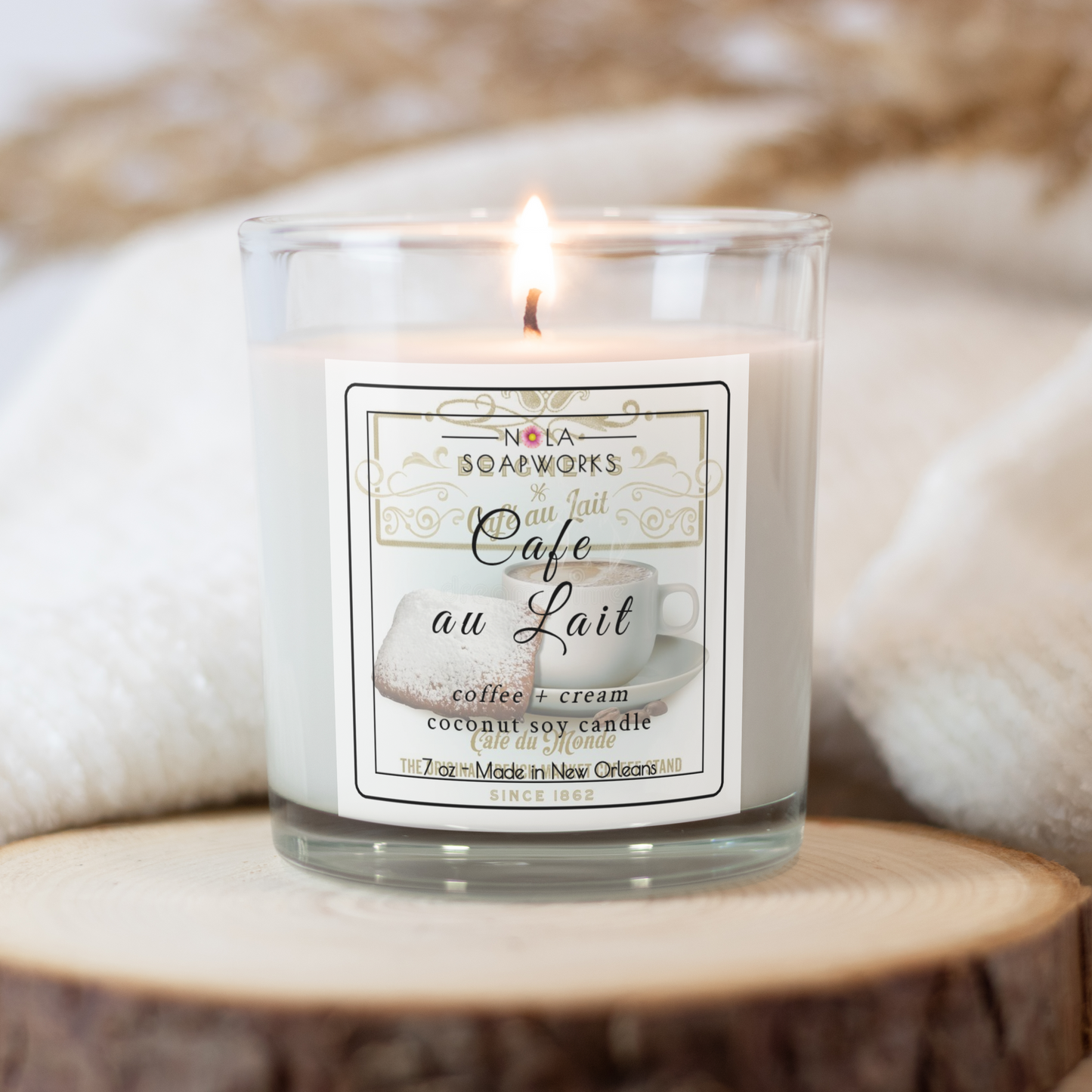 Cafe Au Lait  - Coffee and Cream Soy Candle