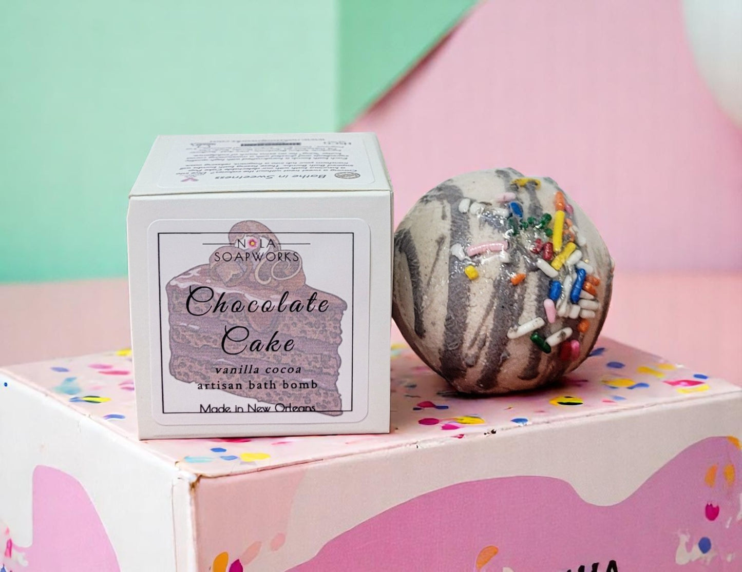 Cake Pop Inspired Bath Bombs