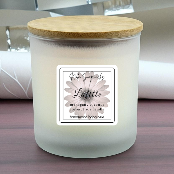 Lafitte | Coconut Soy Hand-Poured Candle - Mahogany Coconut