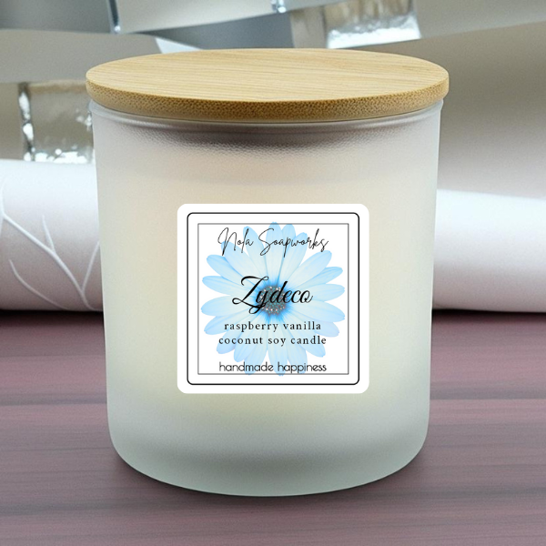 Zydeco | Raspberry Vanilla Coconut Soy Candle