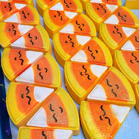 Halloween Candy Corn Bath Bomb