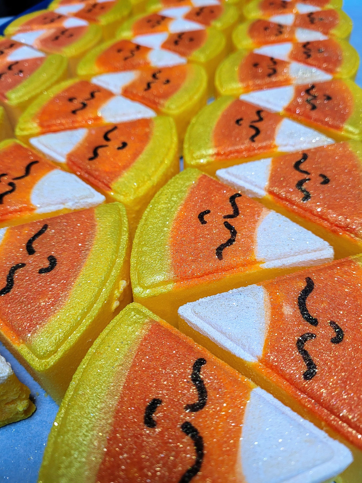 Halloween Candy Corn Bath Bomb