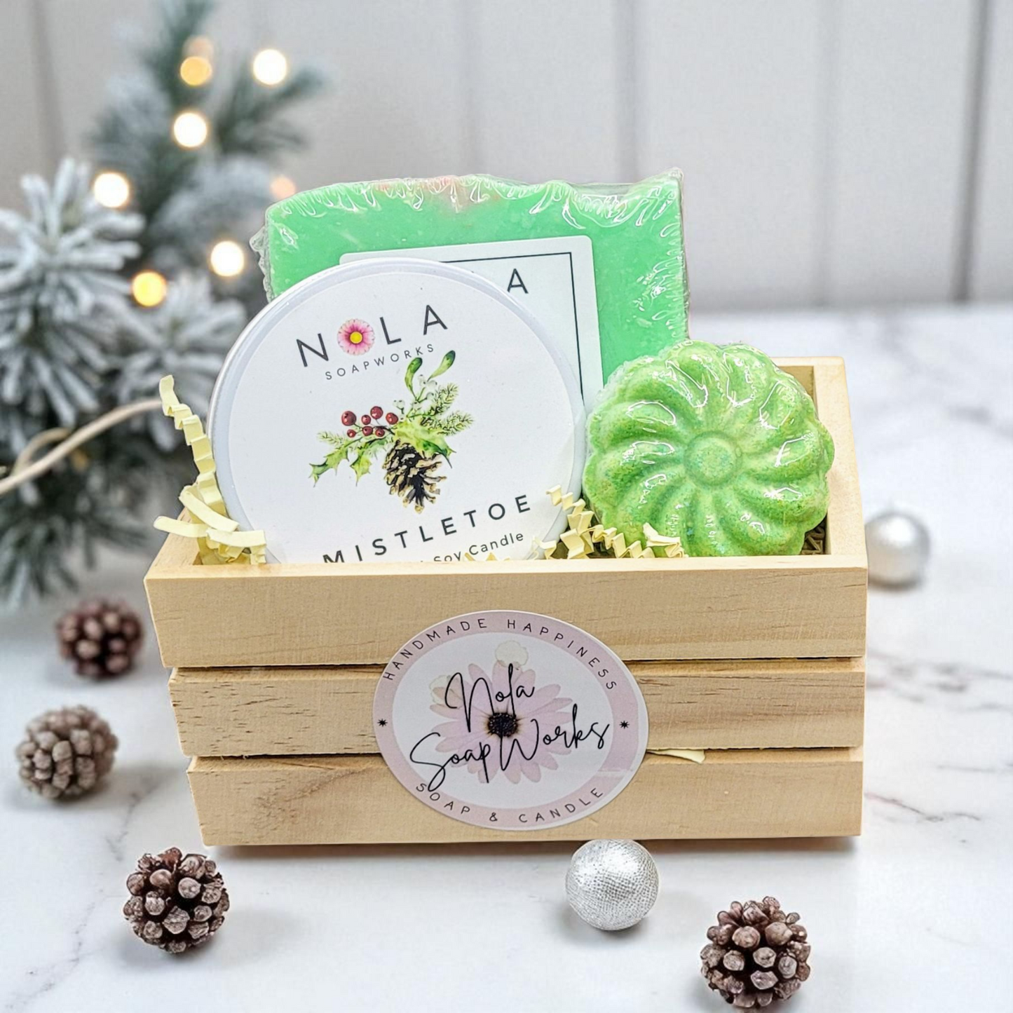 Holiday Soap and Candle Gift Sets - Unwrap The Magic