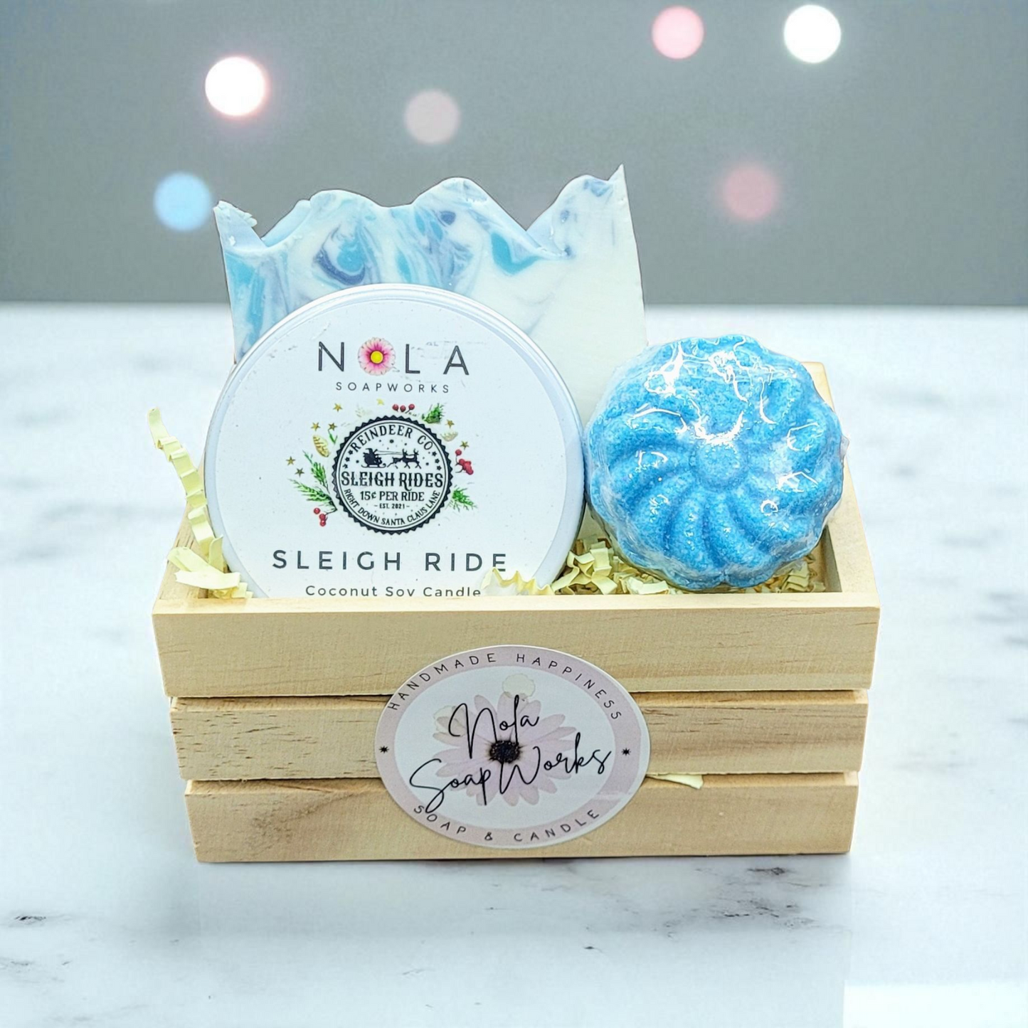 Holiday Soap and Candle Gift Sets - Unwrap The Magic