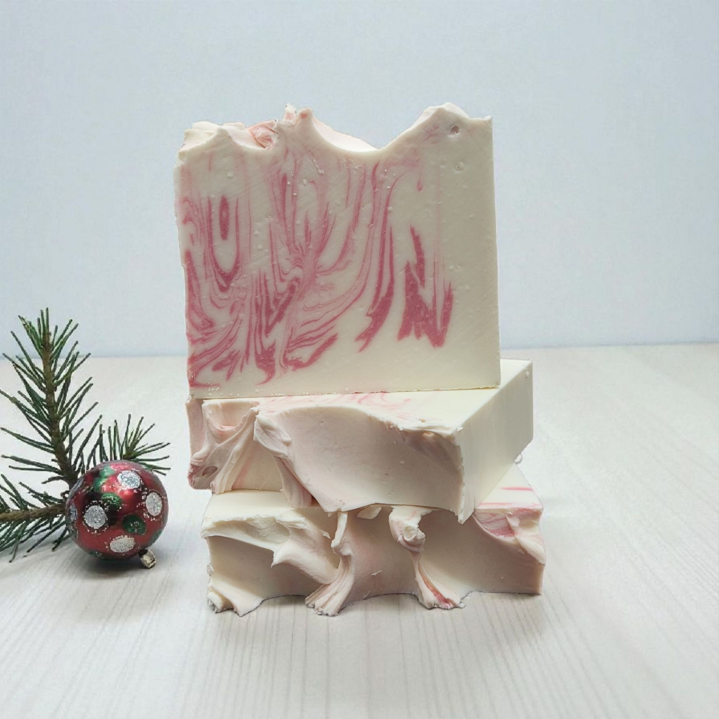 Festive Candy Cane Artisan Soap