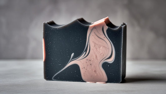 Rose + Ember - Charcoal & Rose Clay Soap - 5oz