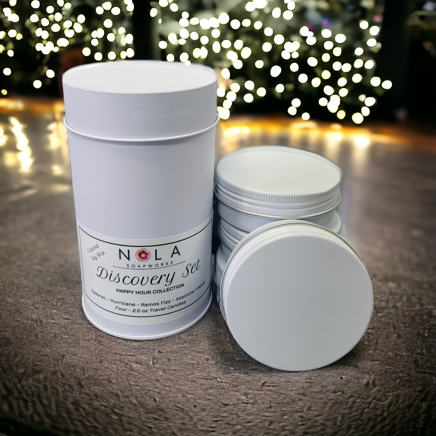 Christmas Cheer on the Go: Travel Candle Gift Set