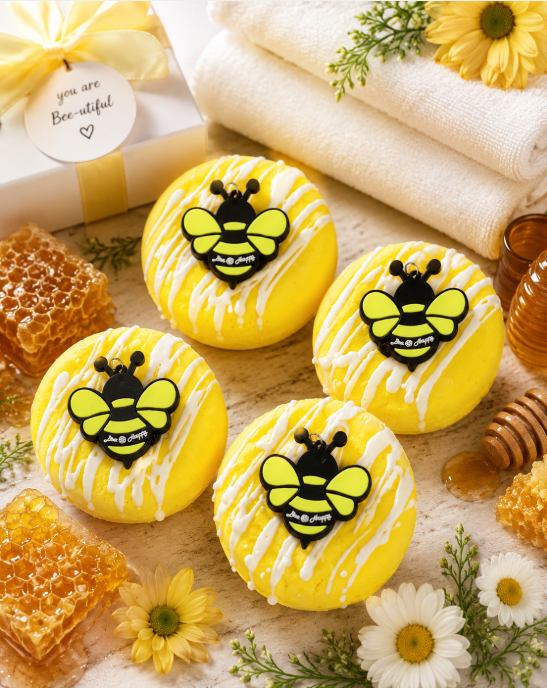Donut Worry - Bee Happy Bath Bomb