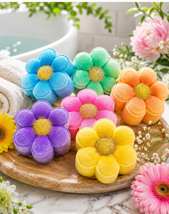 Flower Power Bath Bombs - 6oz