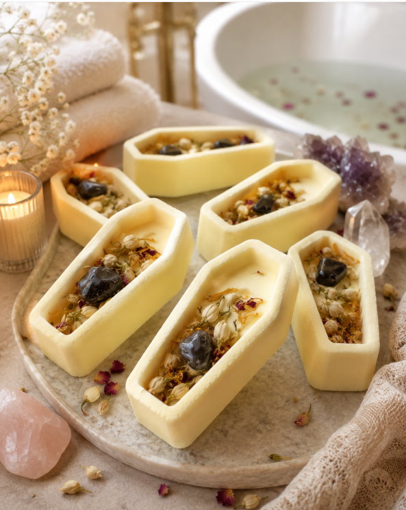 Pushing Up Daisies Peek-a-Boo Moon Coffin Bath Bomb