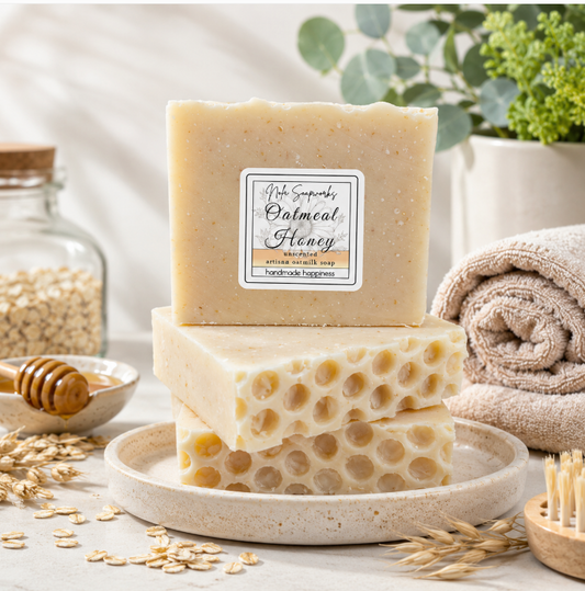 Oatmeal Honey Artisan Soap - Sensitive Skin - 5oz