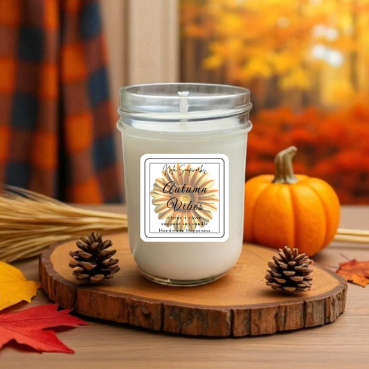 Autumn Vibes Coconut Soy Candle